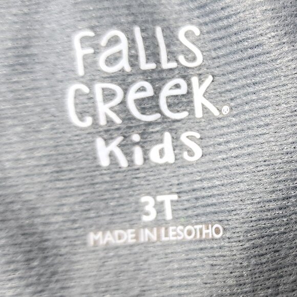 Falls Creek Sweatpants/Joggers With Yellow pinstripe Size 3T - Picture 4 of 4